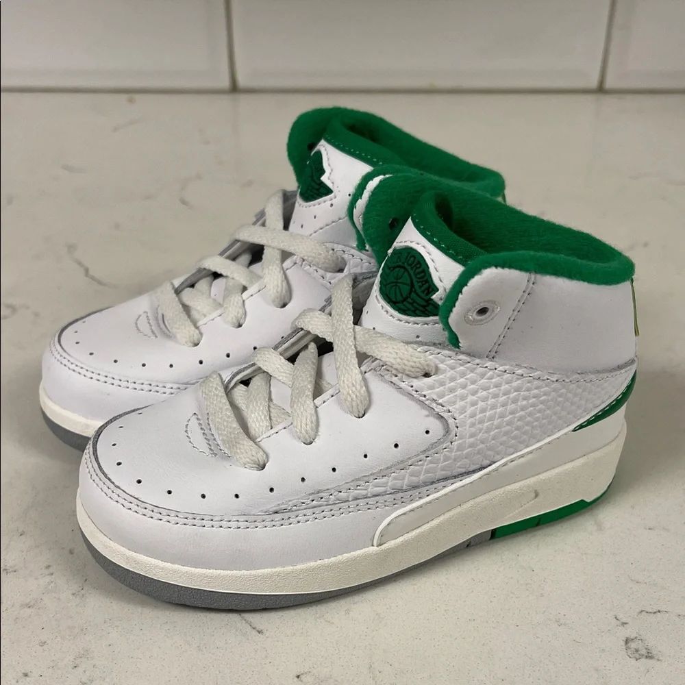 2023 Air Jordan 2 Retro TD 'Lucky Green' DQ8563 103 Size 7C